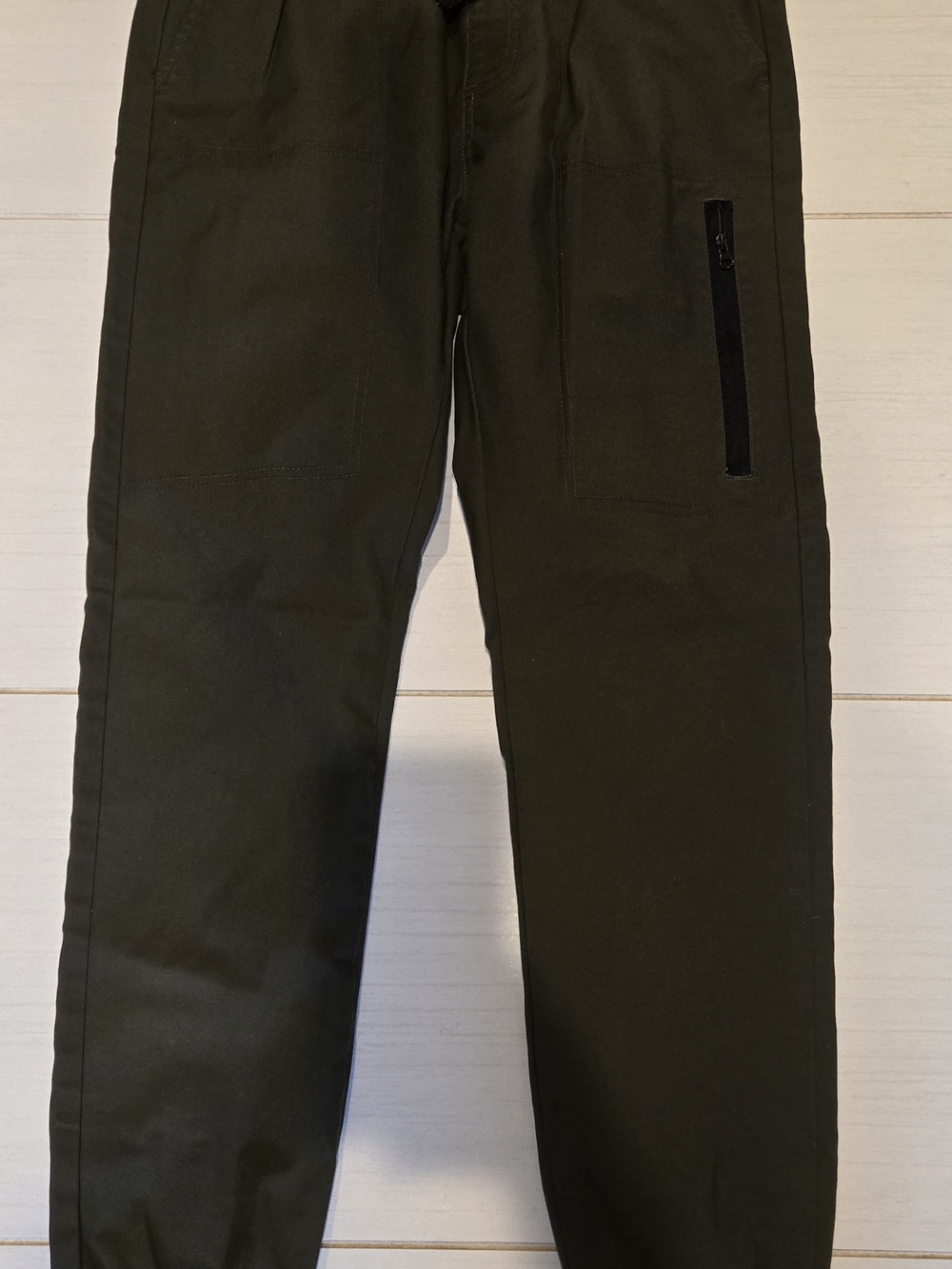 Men's Olive Green Utility Pants - Casual Everyday Wear